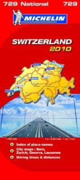 Michelin National Map Switzerland 729