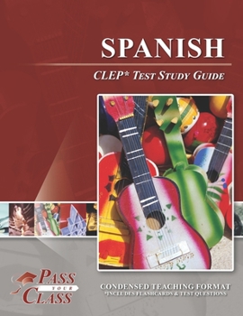 Paperback Spanish CLEP Test Study Guide Book