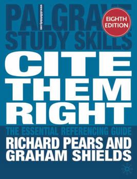 Paperback Cite Them Right: The Essential Referencing Guide Book