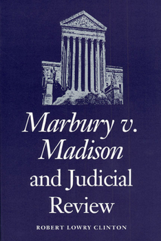 Paperback Marbury V. Madison and Judicial Review Book