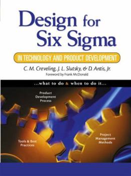 Hardcover Design for Six SIGMA in Technology and Product Development Book