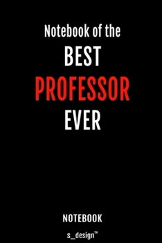 Notebook for Professors / Professor: awesome handy Note Book [120 blank lined ruled pages]