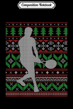 Paperback Composition Notebook: Tennis Pickleball Squash Racquetball Racket Happy Holidays Journal/Notebook Blank Lined Ruled 6x9 100 Pages Book