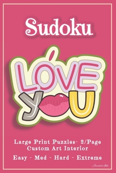Paperback Sudoku: 2 Per Page - 202 FULL SIZE LARGE PRINT Easy to Extreme Puzzles, Rules & Solutions / Answers. Plenty of Margin Space. I [Large Print] Book