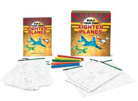 Paperback Build Your Own Fighter Planes [With Book(s) and 57 Template Cards and Reusable Templates and 5 Color Markers] Book