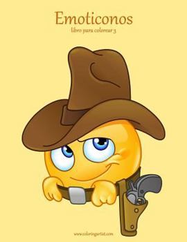 Paperback Emoticonos libro para colorear 3 [Spanish] Book