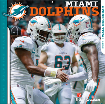 Calendar Miami Dolphins 2024 12x12 Team Wall Calendar Book