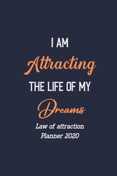 Paperback I Am Attracting the Life of My Dreams: 2020 Goal-Setting Daily, Monthly Weekly Planner Diary Schedule Organizer, Cute African American Women Queen Gif Book