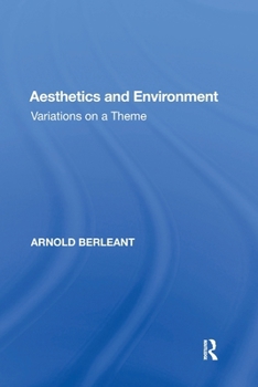 Paperback Aesthetics and Environment: Variations on a Theme Book