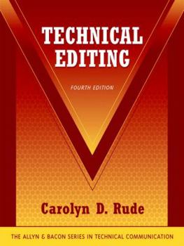 Paperback Technical Editing Book