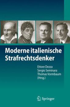 Paperback Moderne Italienische Strafrechtsdenker [German] Book