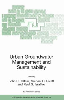 Paperback Urban Groundwater Management and Sustainability Book