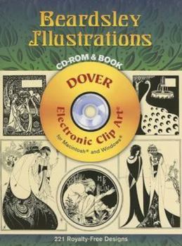 Paperback Beardsley Illustrations [With CDROM] Book