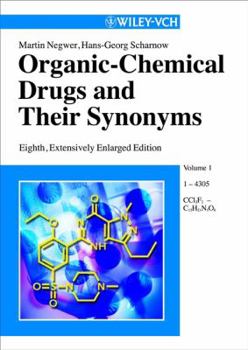 Hardcover Organic-Chemical Drugs and Their Synonyms Book