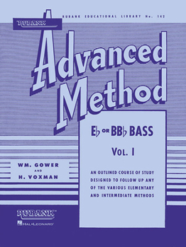 Paperback Rubank Advanced Method, Vol. 1 - Bass/Tuba (B.C.) Book