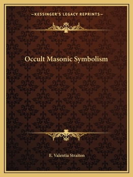 Paperback Occult Masonic Symbolism Book