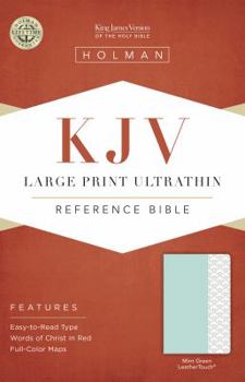 Imitation Leather Large Print Ultrathin Reference Bible-KJV [Large Print] Book