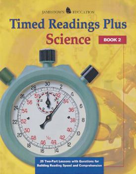 Paperback Timed Readings Plus Science Book 4: 25 Two-Part Lessons with Questions for Building Reading Speed and Comprehension Book