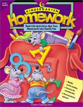 Paperback Kindergarten Homework Book