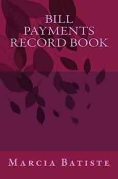 Paperback Bill Payments Record Book