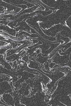 Notebook: 150 Thin-Lined Pages, Great for Students, Teachers, Professors, Dreamers, and Anyone Who Writes, Swirly Black and White Liquid Cover