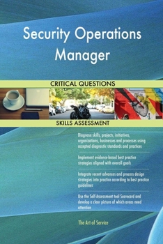 Paperback Security Operations Manager Critical Questions Skills Assessment Book