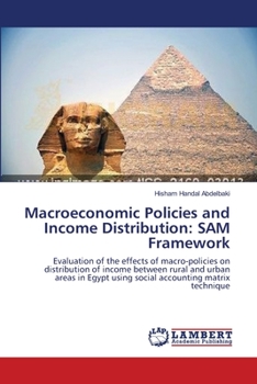 Paperback Macroeconomic Policies and Income Distribution: SAM Framework Book