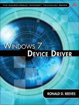 Paperback Windows 7 Device Driver Book