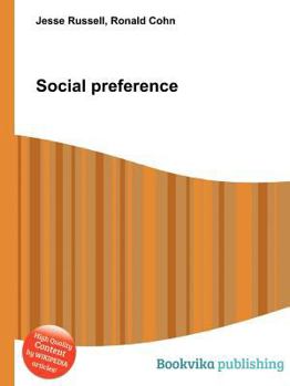 Paperback Social Preference Book
