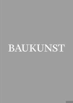 Paperback Baukunst Book