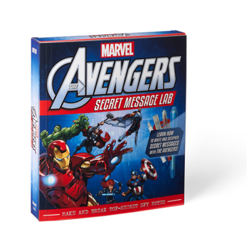 Paperback Marvel the Avengers: Secret Message Lab: Make and Break Top-Secret Spy Notes Book