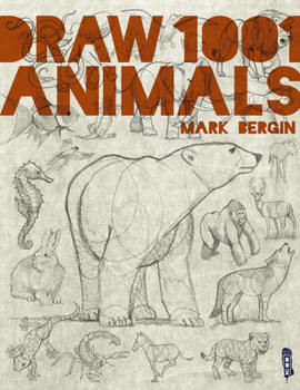 Paperback Draw 1001 Animals: Volume 1 Book