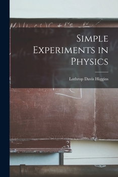 Paperback Simple Experiments in Physics Book