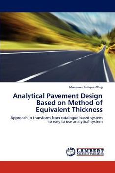 Paperback Analytical Pavement Design Based on Method of Equivalent Thickness Book