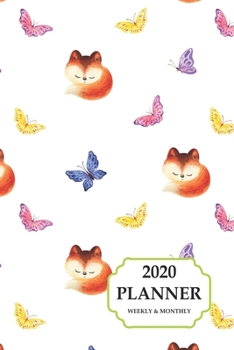 2020 Planner Weekly And Monthly: 2020 Planner Butterfly Design