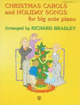 Paperback Christmas Carols and Holiday Songs for Big Note Piano Book