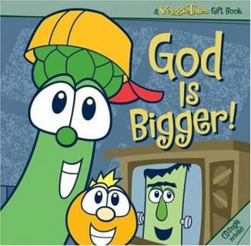 Hardcover VeggieTales God Is Bigger! [With CD] Book