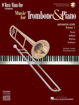 Paperback Music for Trombone & Piano - Advanced Level Volume 1 Book/Online Audio Book