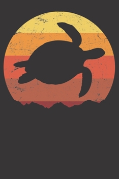 Paperback Notebook: Turtle Dot Grid 6x9 120 Pages Book