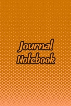 Paperback Journal Notebook: Orange Daily Journaling - Lined Paper Wide Ruled Notes Spark Your Imagination and Positive Thinking - Grid Cover Print Book