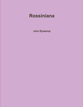 Paperback Rossiniana Book