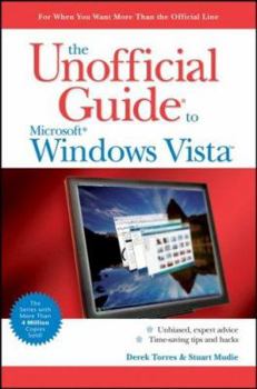 Paperback The Unofficial Guide to Windows Vista Book