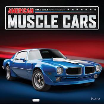 Calendar American Muscle Cars 2020 Square Plato Foil Book