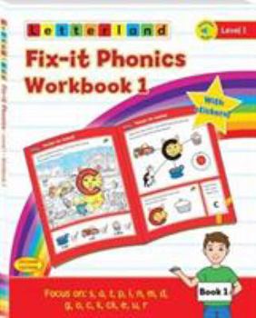 Paperback Fix-it Phonics - Level 1 - Workbook 1 (2nd Edition) Book