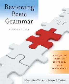 Paperback Reviewing Basic Grammar: A Guide to Writing Sentences and Paragraphs (with MyWritingLab Student Access Code Card) (8th Edition) Book