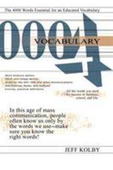 Paperback Vocabulary 4000: The 4000 Words Essential for an Educated Vocabulary Book