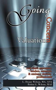 Hardcover Going Concern Valuation: for Real Estate Appraisers, Lenders, Assessors, and Eminent Domain Book