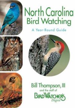 Paperback North Carolina Birdwatching - A Year-Round Guide Book