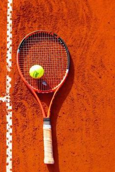 Tennis Notebook: Composition Notebook with College Ruled Line Paper