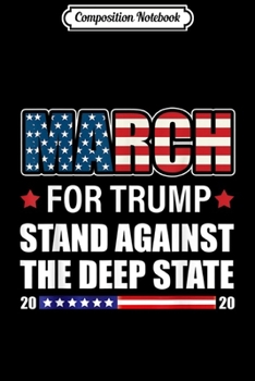 Composition Notebook: March for Trump Stop Impeachment Now 2020 Rally  Journal/Notebook Blank Lined Ruled 6x9 100 Pages
